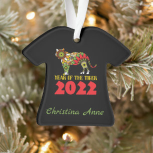 Chinesisches Jahr der Tiger 2022-Ornament Ornament