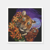 Chinesisches Jahr der Tiger Napkins Serviette (Vorderseite)