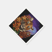 Chinesisches Jahr der Tiger Napkins Serviette (Ecke)