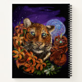 Chinesisches Jahr der Tiger-Skizze Notizblock (Rückseite)