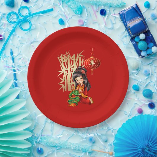 Chinesisches Jahr der Ziege/des Pappteller (Party)