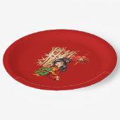 Chinesisches Jahr der Ziege/des Pappteller (Schrägansicht)