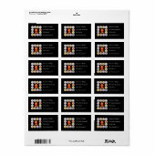 Chinesisches Jahr des Drachen Adressaufkleber (Vorne)