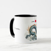 Chinesisches Jahr des Drachen | Benutzerdefinierte Tasse (Vorderseite Links)