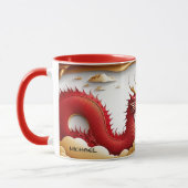 Chinesisches Jahr des Drachen | Benutzerdefinierte Tasse (Links)