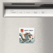 Chinesisches Jahr des Drachen | Geschenk für ein b Magnet (In Situ (Geschirrspüler))