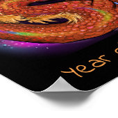 Chinesisches Jahr des Drachen Poster (Ecke)