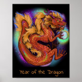 Chinesisches Jahr des Drachen Poster (Vorne)