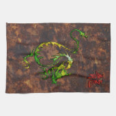 Chinesisches Jahr des Dragon Asia Handtuches Küchentuch (Horizontal)