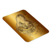 Chinesisches Jahr des Goldenen Magneten der Schafe Magnet (Rechte Seite)