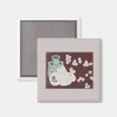 Chinesisches Jahr des Kaninchenmagneten Magnet (Vorderseite/Rückseite)