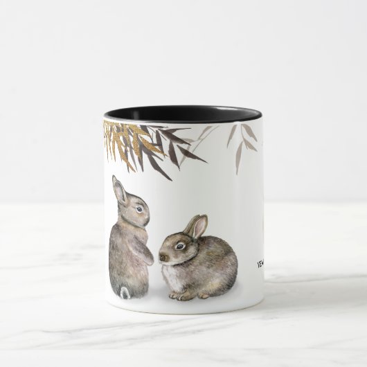 Chinesisches Jahr des Kaninchens | Benutzerdefinie Tasse (Zentrum)
