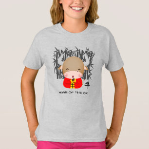 Chinesisches Jahr des Ochs Niedliches Ochsen T-Shirt
