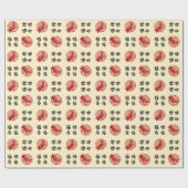 Chinesisches Jahr des Ox-Geschenks Geschenkpapier (Flach)