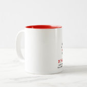 Chinesisches Jahr des Pferdegeschenks Zweifarbige Tasse (Vorderseite Links)