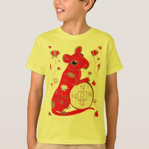 Chinesisches Jahr des Ratten-Shirts T-Shirt