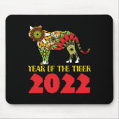 Chinesisches Jahr des Tiger 2022 Mousepad (Vorne)