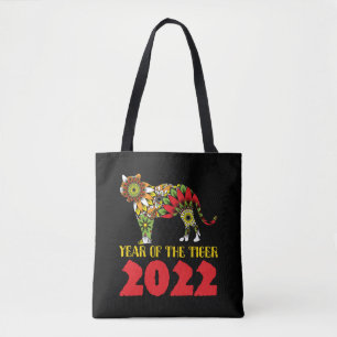 Chinesisches Jahr des Tiger 2022 Tasche