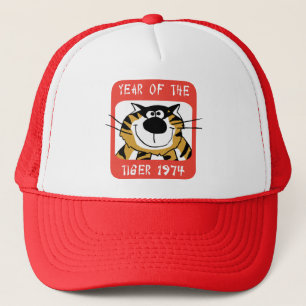 Chinesisches Jahr des Tiger-Geschenks 1974 Truckerkappe