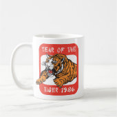 Chinesisches Jahr des Tiger-Geschenks 1986 Kaffeetasse (Links)