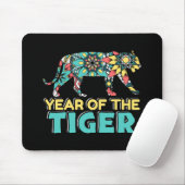 Chinesisches Jahr des Tiger - Mandala Mousepad (Mit Mouse)