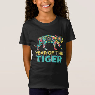 Chinesisches Jahr des Tiger - Mandala T-Shirt