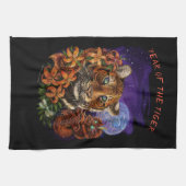 Chinesisches Jahr des Tigers Geschirrtuch (Horizontal)