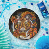 Chinesisches Jahr des Tigers Pappteller (Party)