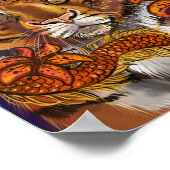 Chinesisches Jahr des Tigers Poster (Ecke)