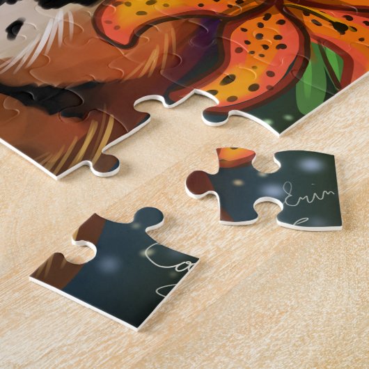 Chinesisches Jahr des Tigers Puzzle (Seite)