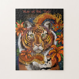 Chinesisches Jahr des Tigers Puzzle