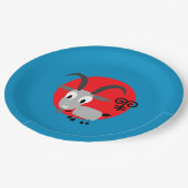 Chinesisches Jahr des Ziegen-Papier-Tellers Pappteller (Schrägansicht)