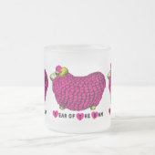 Chinesisches Jahr Mattiertes Neuralglas n Mattglastasse (Mittel)