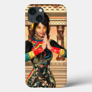 Chinesisches Kaiserin-Fantasie-Porträt Kunst iPhone 13 Hülle
