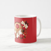 Chinesisches Kaninchen Kaffeetasse (VorderseiteRechts)