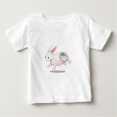 Chinesisches Kaninchen Niedliches Sternzeichen Baby T-shirt (Vorderseite)