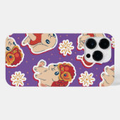 Chinesisches Kaninchen - Zodiac Bunny iPhone Hülle (Rückseite (Horizontal))