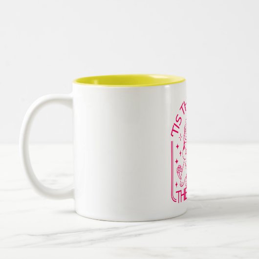 Chinesisches Kaninchen Zweifarbige Tasse (Links)