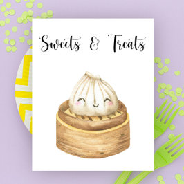 Chinesisches Knödel - Süßigkeiten und Leckereien B Poster