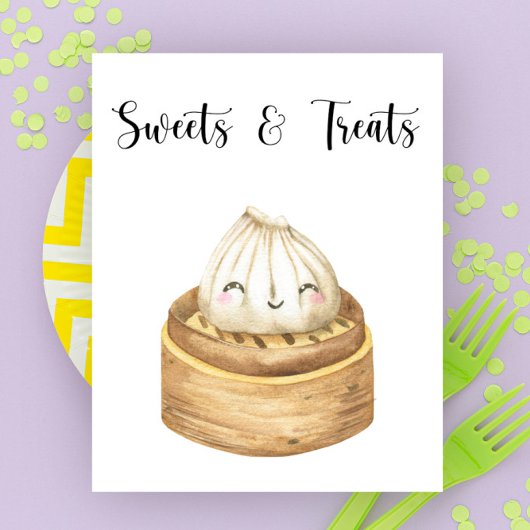 Chinesisches Knödel - Süßigkeiten und Leckereien B Poster