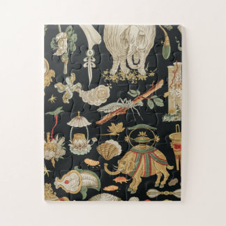 Chinesisches Kunstpuzzle (11 Zoll x 14 Zoll) Puzzle