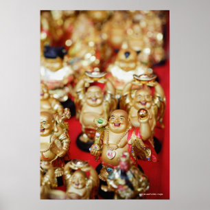 Chinesisches lachendes Buddhas Poster