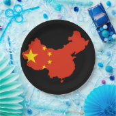 Chinesisches Land Pappteller (Party)
