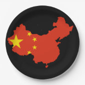 Chinesisches Land Pappteller (Vorderseite)