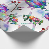Chinesisches Lantern Weihnachtswrapping Paper Roll Geschenkpapier (Ecke)