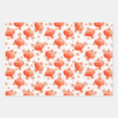 Chinesisches Laternenblätterpapier Set 3 Geschenkpapier Set (Vorderseite 2)