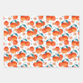 Chinesisches Laternenblätterpapier Set 3 Geschenkpapier Set (Vorderseite)