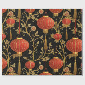 Chinesisches Laternenfest (1) Geschenkpapier (Flach)