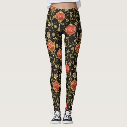 Chinesisches Laternenfest (2) Leggings (Vorderseite)