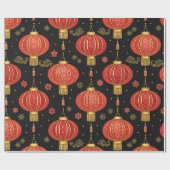 Chinesisches Laternenfest (3) Geschenkpapier (Flach)